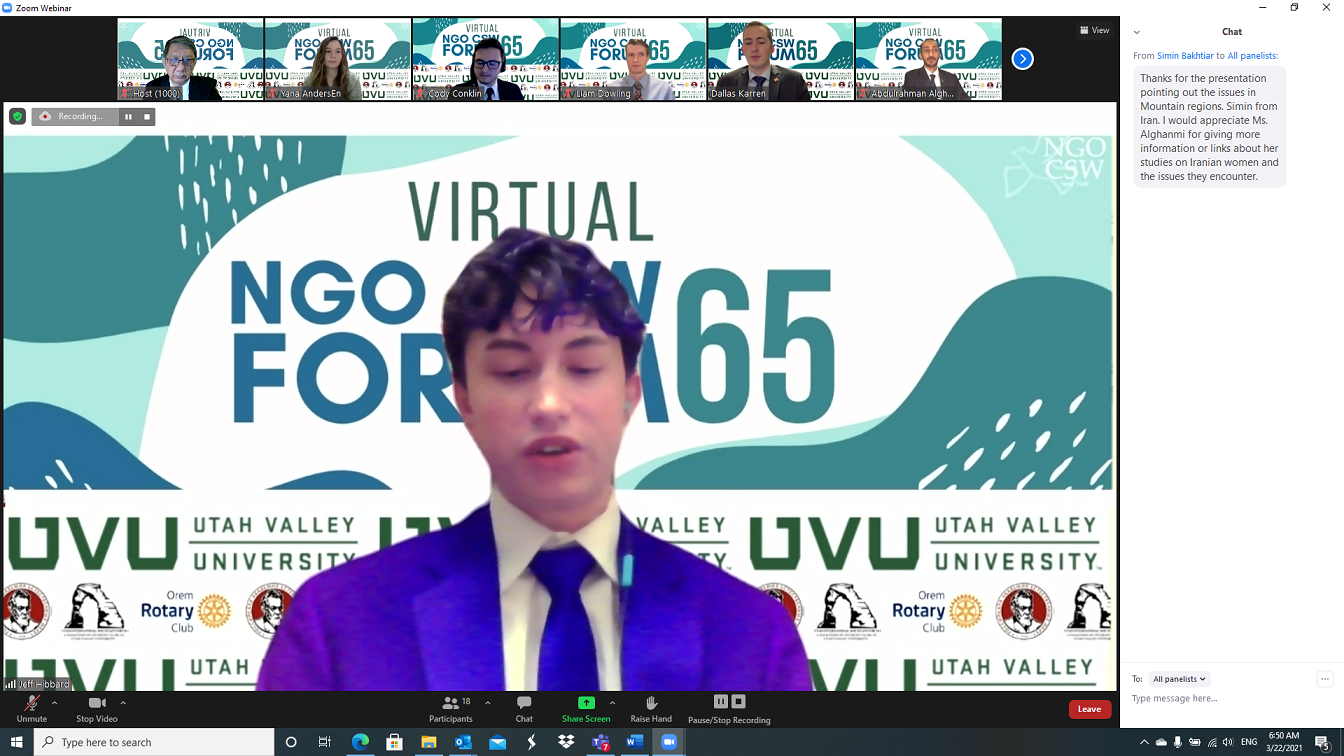 CSW65 Delegation Jeff