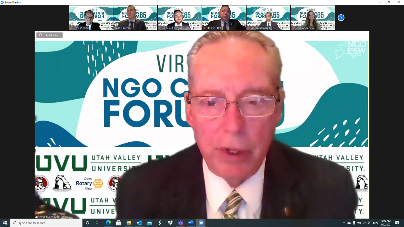 CSW65 Delegation Rusty Butler